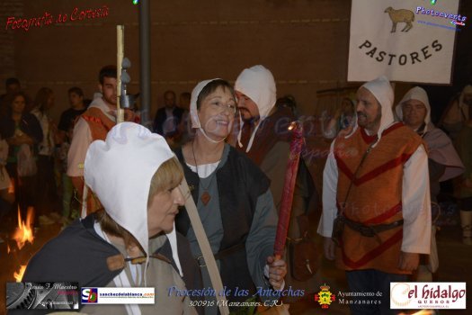 Procesion de las antorchas en Manzanares 2016